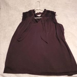 Time true black tank top